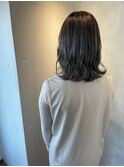 オリーブベージュ×ハイライト