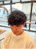 夏使用波巻き×ツイストスパイラルパーマ