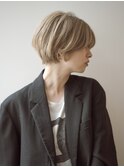 ひし形フォルムのハイトーンショート〔ショート/ショートボブ〕