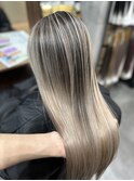#ショコラアッシュ#ヘルシースタイル#ふんわりカール