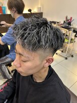 フォルテ 草薙店 ツイストスパイラルパーマ ホワイトメッシュ