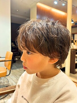 クラップス 横須賀中央店(CLAPS) キッズカットフェードメンズマッシュショートメンズパーマ