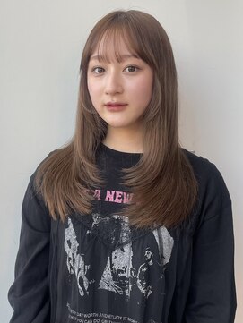 ロンドアンメゾン 原宿(Lond un Maison.) レイヤーカット ニュアンスカラー ミルクティーベージュ