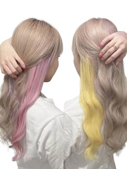 ウラヌス バイ ギャラクシー(URANUS by GALAXY)の写真/髪を傷めず気軽にイメチェン！リーズナブルで高品質なシールエクステ☆グラデーションやインナーカラーも◎