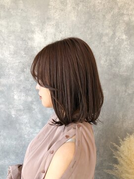 ヘアアンドメイク ムーア(Muuua) サンドベージュ＋ミディアムヘア