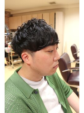 カズ 中津店(KAZU) メンズヘア　悩みにカスタムするニュアンスパーマ 茨木市