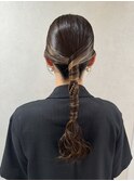 結婚式お呼ばれヘアセット