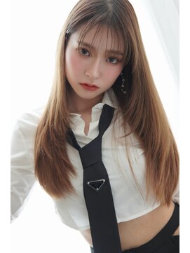 アンジェリカラボ 梅田店(ANGELICA LABO) ストレートレイヤー×顔まわり×髪質再生×韓国【川又】