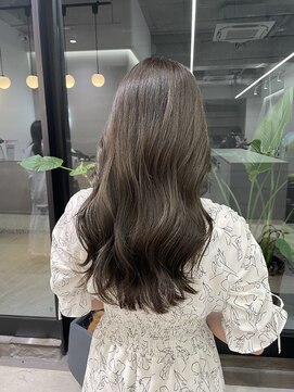 カノイ(KANOI) オリーブベージュカラー/レイヤースタイル/韓国巻き