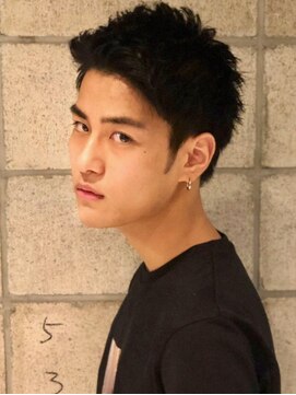 フランクス バーバー ウエストトウキョウ 吉祥寺店(FRANK’S BARBER WEST TOKYO) アップバングスパーキーショート