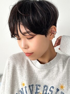 ラフィスヘアー カノン あびこ店(La fith hair kanon) 【La fith】マッシュショート×黒髪