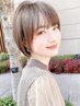 【人気No.1】似合わせカット+透明感カラー+2stepトリートメント￥12500