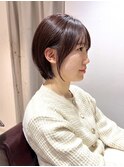 *滝田*吉祥寺20代30代40代フェザーショートカットボブブラウン