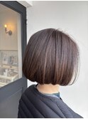 オーガニックカラー　アゴラインボブ