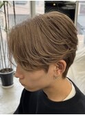 熊本メンズカラー ハイトーンカラー ミルクティー MEN'S HAIR