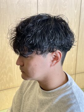 ニアウ 伊勢崎連取店(Niau) 波巻きスパイラルパーマメンズマッシュパーマ