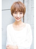 ＃ホワイトグレージュミニウルフチェリーブラウン