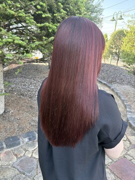 ヘアルーム フラット(HAIR ROOM flat) カシスレッド