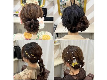 エメイリー(amairy)の写真/【秋葉原駅徒歩1分/早朝7時OPEN】ヘアセット￥2000～☆ヘアセット専門のプロが、素早く可愛く仕上げます!!