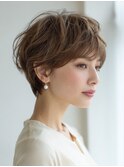 ☆オリーブグレーココアベージュ小顔クラゲヘアー/黒髪/髪質改善