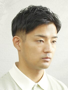 ミッドシー(mid-c) ビジネスショート［簡単セット/ツーブロック/眉カット］