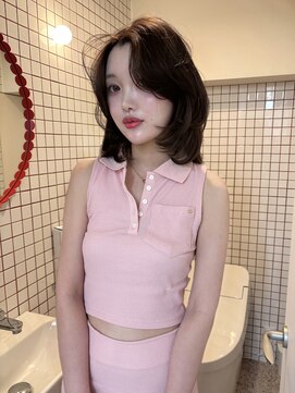 ペレ アネックス 大阪梅田茶屋町店(PELE ANNEX) くびれヘア/アプリコットオレンジ/夏のヘアアレンジ/梅田