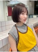 【e.dit tokyo miu】ボブレイヤーブラウンカラー