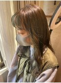 西梅田/ボブ/グレーベージュ/白髪ぼかし/ハイライト/ベージュ