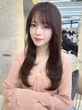 ロンドガーネット 池袋(Lond garnet) 暗めカラー/韓国レイヤー/マロンベージュ/くすみベージュ/池袋