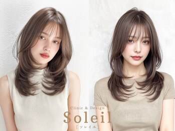 ソレイユ(Soleil)の写真/たった数ミリの差で、印象は劇的に変わります!―『小顔×洒落感』を引き出す顔周りカット。