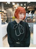 カラーボブ　オレンジカラー