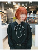 マーケット(MARKET)&nbsp;カラーボブ　オレンジカラー