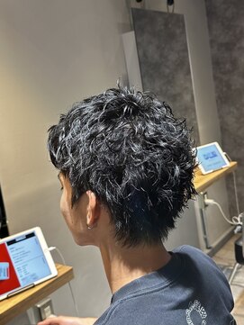 スパイキーパーマMEN'SHAIR波巻きツイストスパイラル木更津