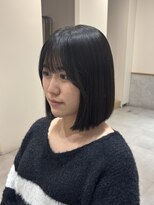 レンジヘアー(lange hair)&nbsp;前下がりボブ【鈴鹿/津/ボブ/ショート/顔周りレイヤー】