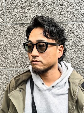 ミスターマウントロックバーバーショップ(MR.MT.ROCK BARBER SHOP) かき上げパーマ