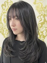 ラグヘアーワークス(LAG HAIR WORKS)&nbsp;ロングレイヤー×透け感ダークカラー♪