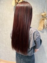 パーミル ヘア クマモト(permille ‰ hair Kumamoto)&nbsp;レッド×うる艶ストレート