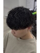 ライン(LYNE)&nbsp;メンズマッシュ×グランジパーマ