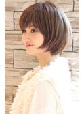 丸みが綺麗大人ボブ