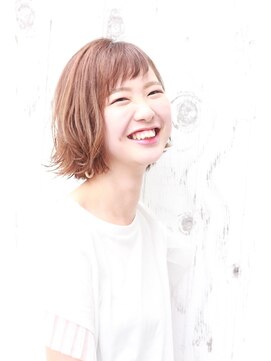 アムレヘアー(amule hair) 【amule hair】可愛さ満点♪ショートバングエアリーボブ