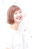 【amule hair】可愛さ満点♪ショートバングエアリーボブ