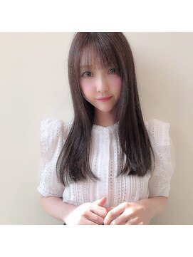 シエナ(CIENA) 【CIENA】切りっぱなしストレートのシースルーバング＠酒井