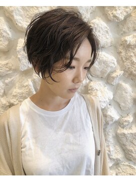 モアナ バイ ヘッドライト 沖縄東崎店(Moana by HEADLIGHT) Moana東崎#ハンサムショート#パーマ