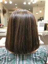 ヘア デザイン 虹いろのはさみ&nbsp;ボブ＋ハイライト