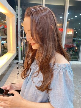 アージェガーデン(AGEE GARDEN) オレンジピンク ロングレイヤー