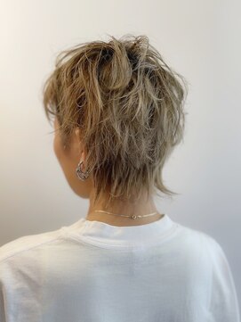 ピュアソウル(Pure Soul) N.Y.ドライカット★ウルフショート×バニラベージュ[渋谷]