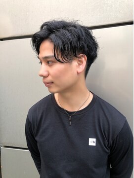 グランドライン(GRAND LINE) ナチュラルなニュアンスパーマ　アッシュブラック