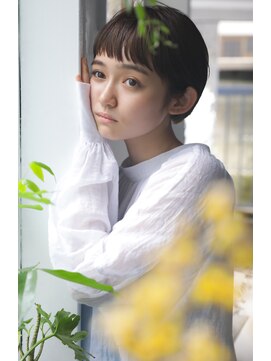 カライングドゥ(ing deux) 大人可愛い20代30代40代黒髪前下がりショートボブ丸みショート◎