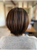 上品なくびれショートボブstyle