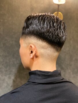 プレミアムバーバー 原宿店(PREMIUM BARBER produce by HIRO GINZA) 七三スタイルフェード